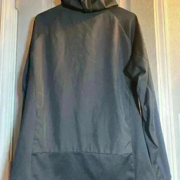 Adidas Mens Climawarm 1/4 zip pullover Hooded Jacket in black size Large - Picture 6 of 10